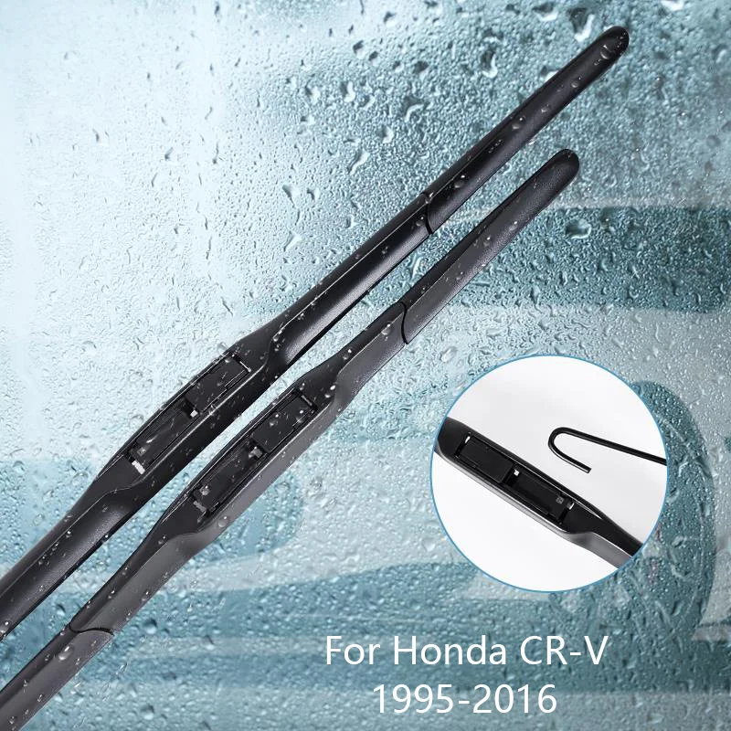 Wipers Blade For Honda CR-V CRV 1995 1996 1997 1998 1999 2000 2001 2002-2016 Car Accessories For Auto Rubber Windscreen Wiper