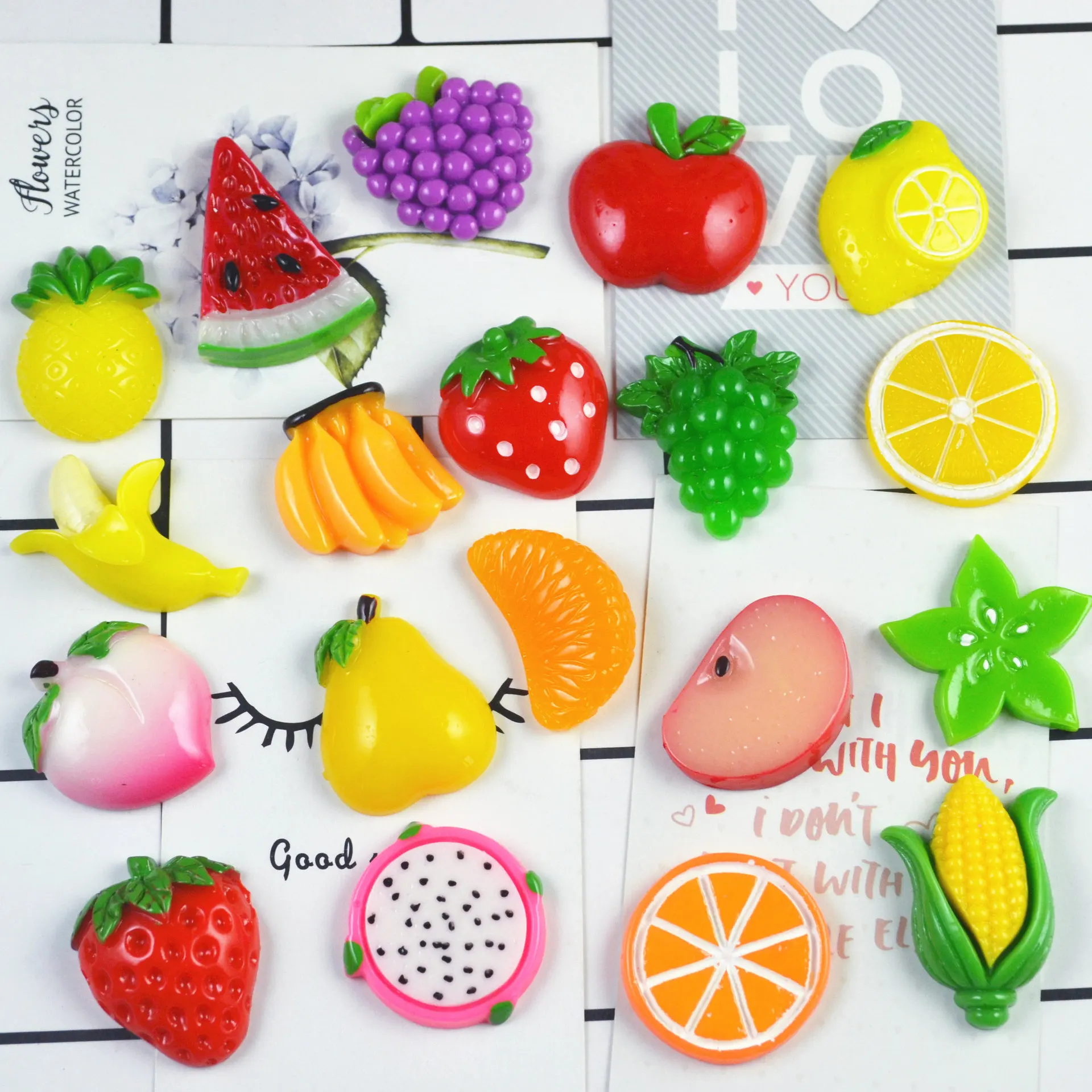 10PCS Radom Color11 10 шт. Конфета из смолы амулеты для слизи наполнитель DIY Украшение для торта телефона украшения смолы амулеты Lizun дополнение поставки слаймов игрушки E - Цвет: 10PCS Radom Color11