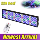 PopBloom Led Морской аквариумный светильник для 60 см 24-дюймовая лампа для выращивания рифовых кораллов для освещения аквариума Танк для морской воды