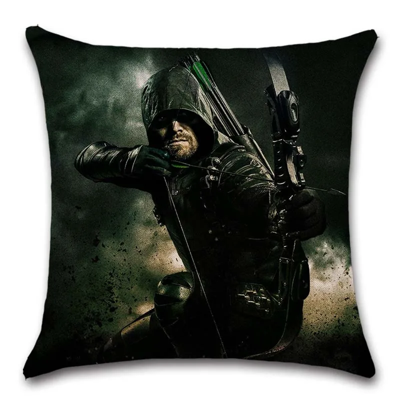 Arrow 7 season TV poster Oliver Queen Cushion Cover Decoration Home sofa chair seat kids bedroom gift friend present pillowcase | Дом и сад