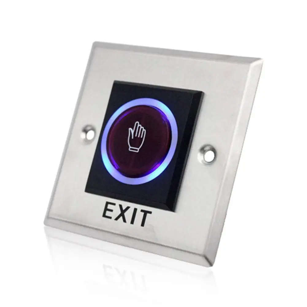 

Инфракрасная бесконтактная Квадратная Стальная металлическая бесконтактная панель типа 86 переключатель Открыватель двери R8R8