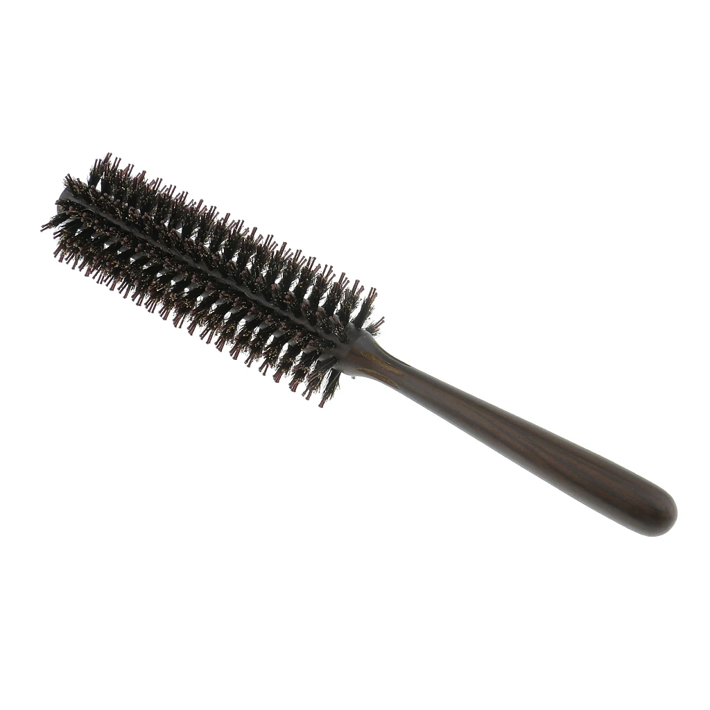 

Professional Salon Round Wooden Antistatic Bristle Brush Hairdressing Styling