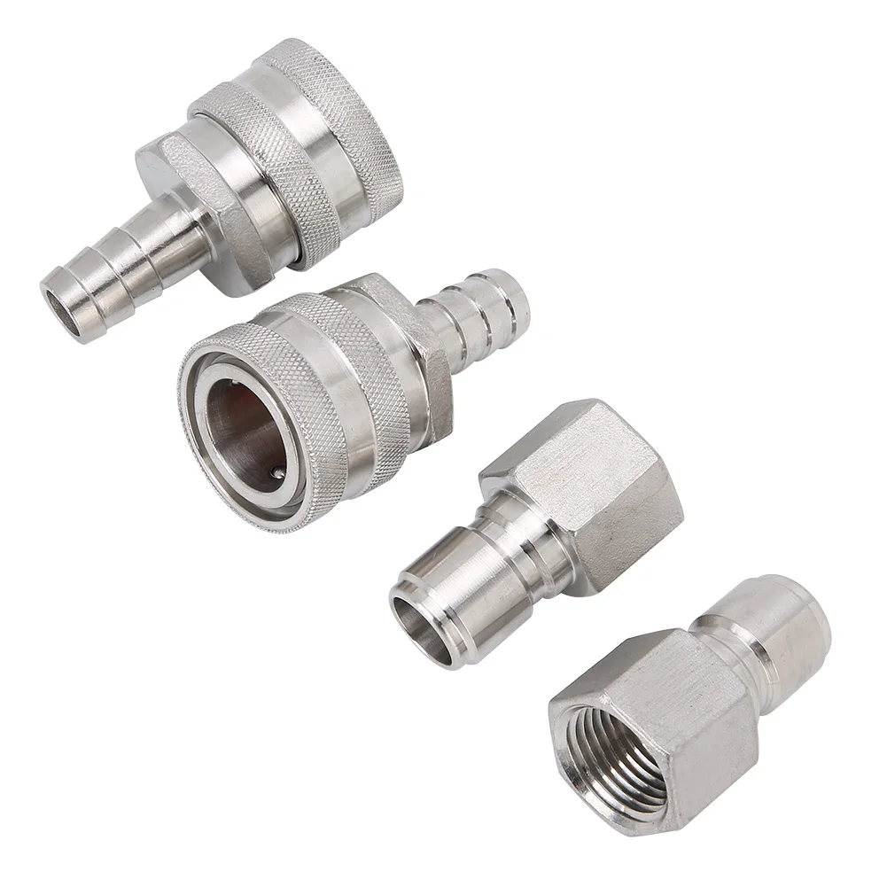 Быстроразъемный соединитель для пива резьба G1/2 дюйма из нержавеющей стали