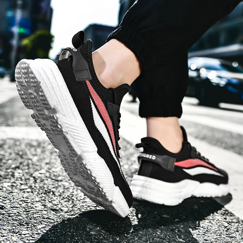 

Mesh Fabric Breathable Leisure Sneakers For Men Mens Shoes Casual Sneakers Classic 2018 Fashion Men Zapatillas Hombre Hip Hop