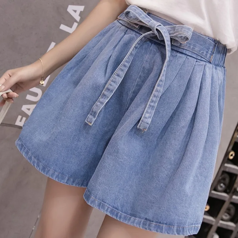 Уличная одежда широкие штанины короткие для женщин корейский стиль модные