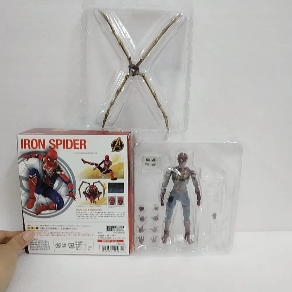 15 см SHF паук далеко от дома обновленный костюм PS4 игра обслуживание SpiderAction фигурка