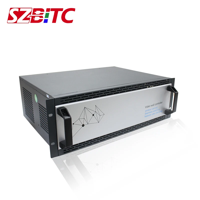 

SZBITC Video Wall Controller Splicing Processor 12x12 HD Matrix Slot Card Seamless Switching PIP Roaming For LCD,TV,Displayer
