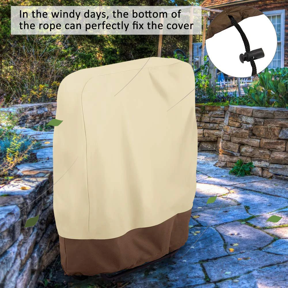 

Zero Gravity Folding Chair Cover Waterproof Dustproof UV Resistant Outdoor Folding Chairs Cover For Home Garden Courtyard Supply