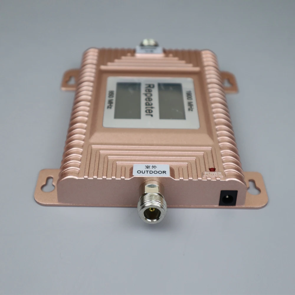 

zZQTMAX mart LCD Display 1900mhz 4G cellular amplifier 65dB Gain 2G 3G signal booster Repeater Sets for office cellular +antenna