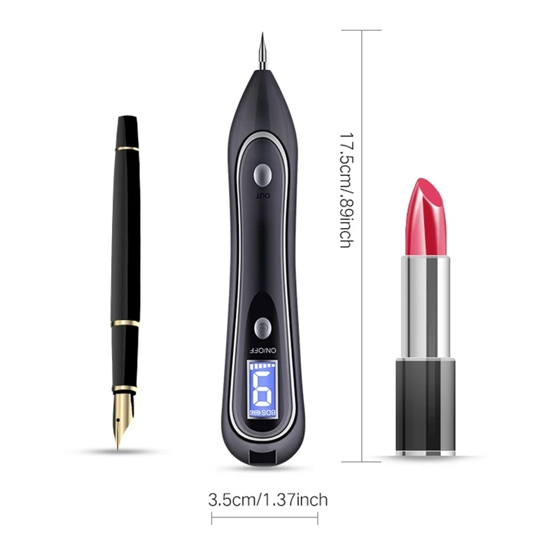 Ручка плазменная 9 уровней с ЖК-дисплеем для удаления темных точек устройство