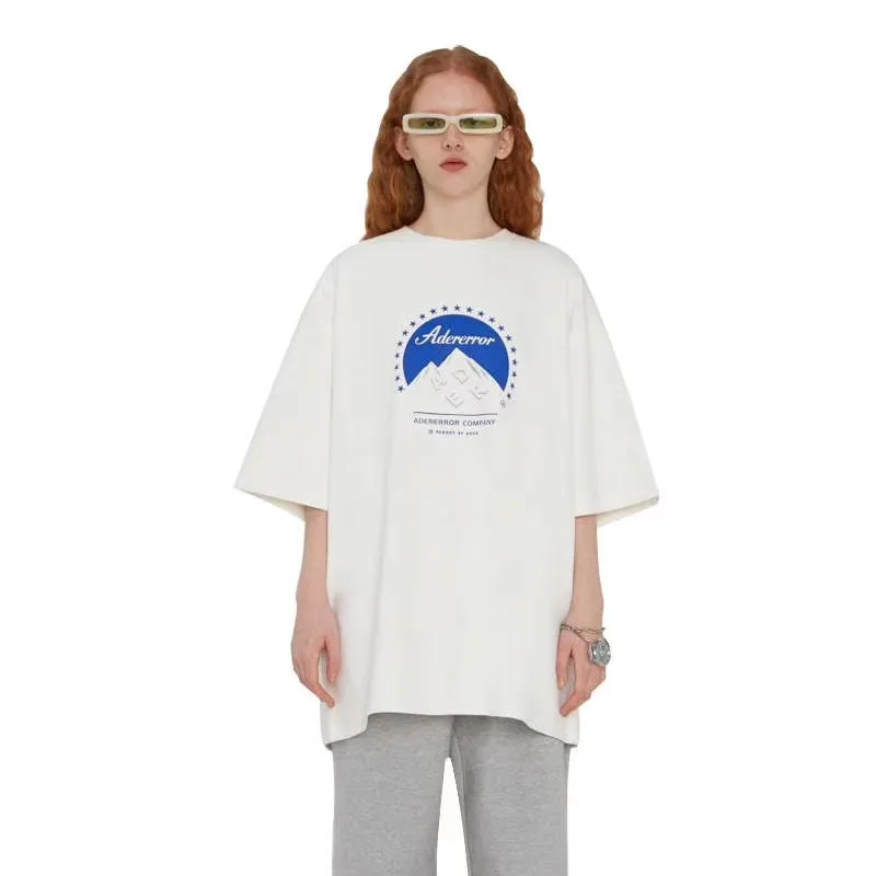 320g Fabric Thick Oversized Adererror T Shirt Men Women 1:1 High Quality Movie Company Couples Tees Ader Error T-Shirt | Мужская одежда