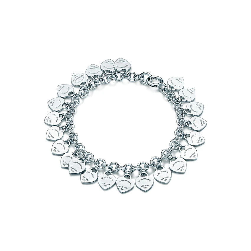 

More heart-shaped silver bracelet