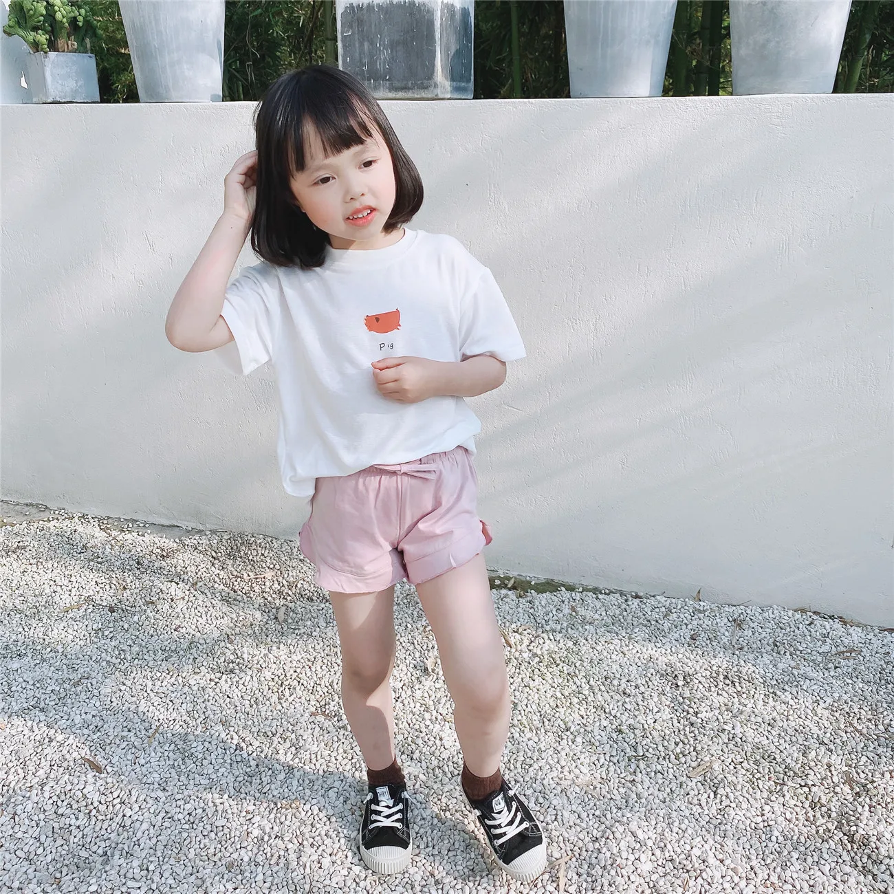 

Baby pant Summer Baby Girl's Shorts Knitted Hot Pants Children's Lotus Leaf Shorts Infant Knitted Shorts girl kids short pants