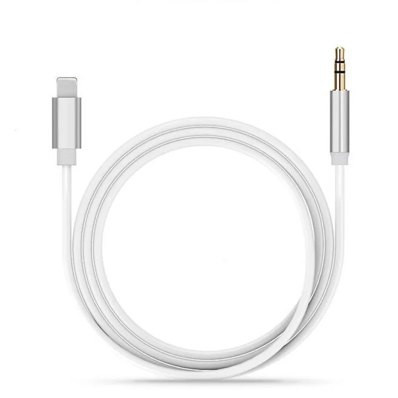 Автомобильный адаптер для IPhone7 AUX кабель переходник Apple 8XR XS Lightning Turn 3 5 Male аудио