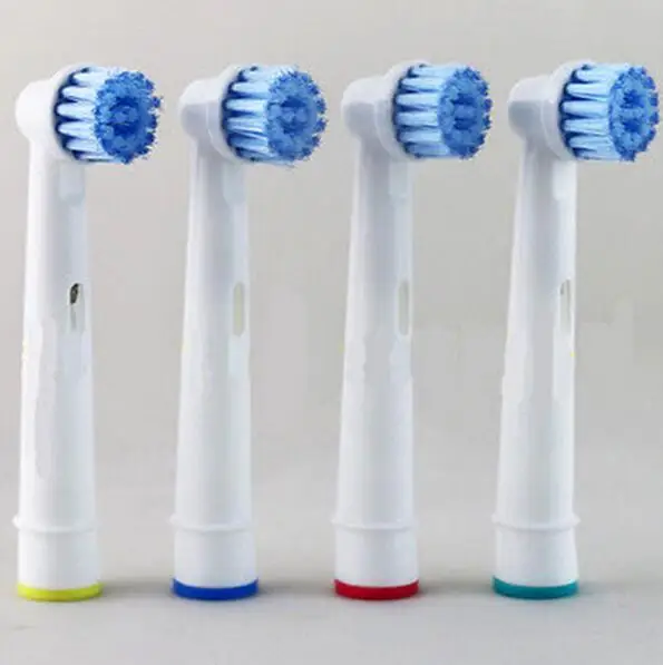 

4pcs/pack Electric Toothbrush Heads Brush Heads Replacement for Oral Hygiene B Sensitive EBS-17A For Family Health Use