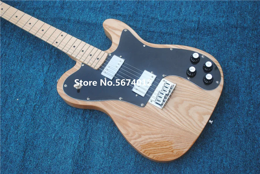 

Высокое качество пользовательских 6-ой электрогитара цвет древесины закрыт пикап панель Бесплатная доставка