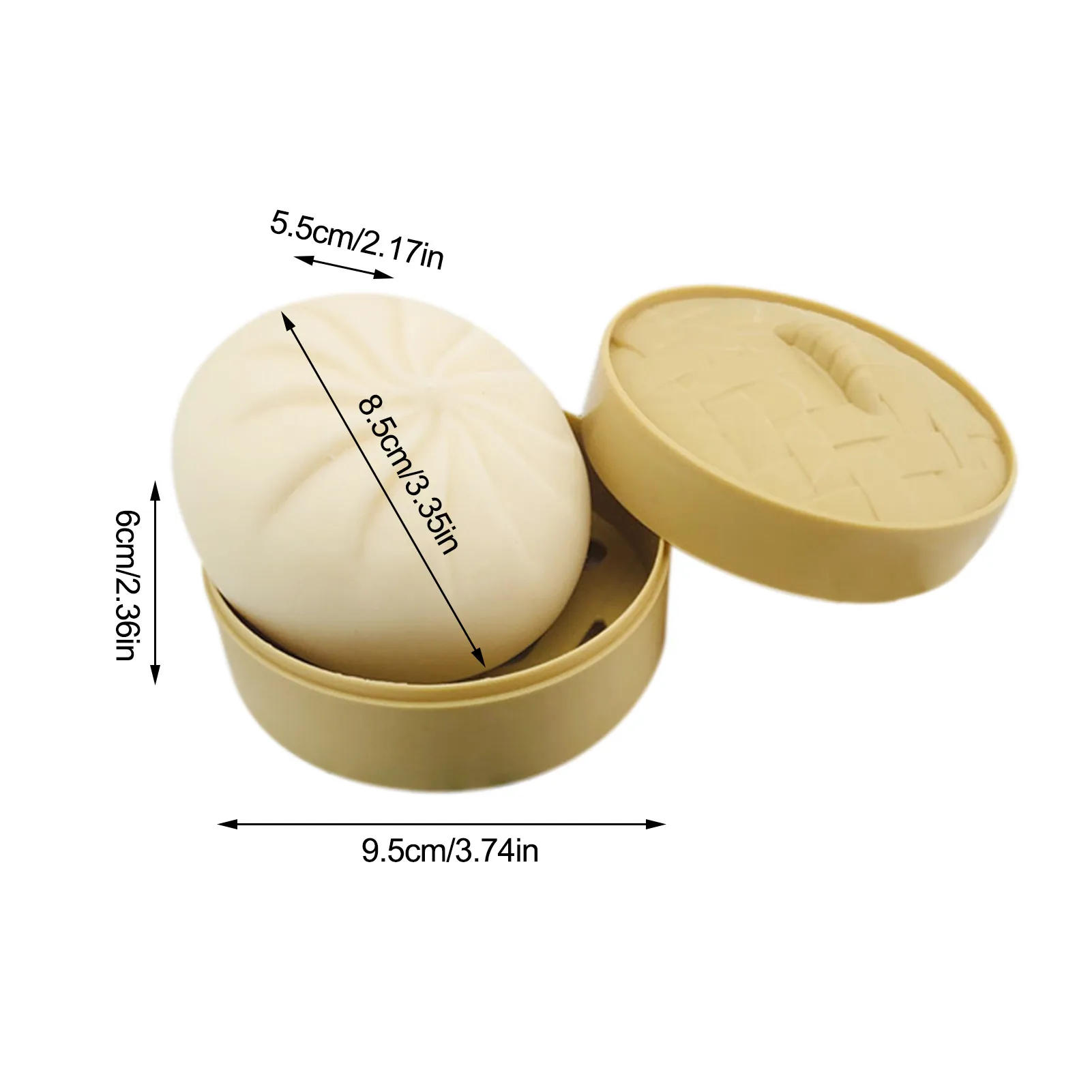 

Steamer Of Steamed Stuffed Bun Fidget Sensory Toy Autism Special Needs Stress Reliever Stress Soft Squeeze Toy