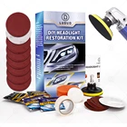 Набор для снятия линз лампы паста против царапин, набор для ремонта, восстановление, полировка светильник р, пластикосветильник для автомобиля, восстановление, очистка