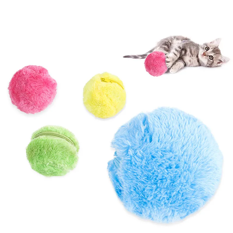 

Pet Cat Toy Electric Magic Roller Ball Dog Toys for Cats Kitten Puzzle Cat Toys Interactive Ball Cats Products for Pets Supplies