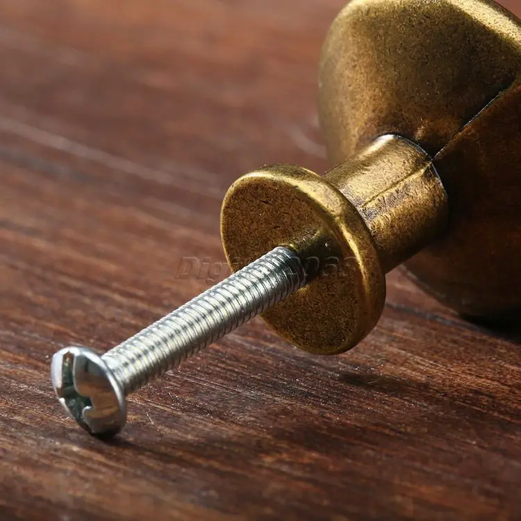 Европейский античный латунный шкаф Bowarepro для шкафа шкафчик с цветочным рисунком