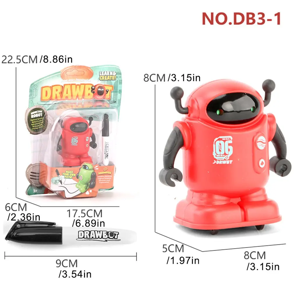 

Creative Original Inductive electric robot Car Line Follower Magic Pen Toy Follow Any Line You Draw Xmas Gifts Educational toy