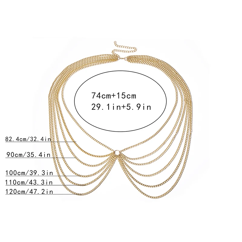 Цепочка на живот Женская золотистая пикантный пояс массивное Ювелирное