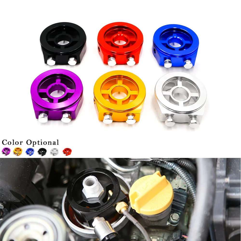 Алюминиевый датчик фильтра масла сэндвич пластинчатый адаптер для автомобиля