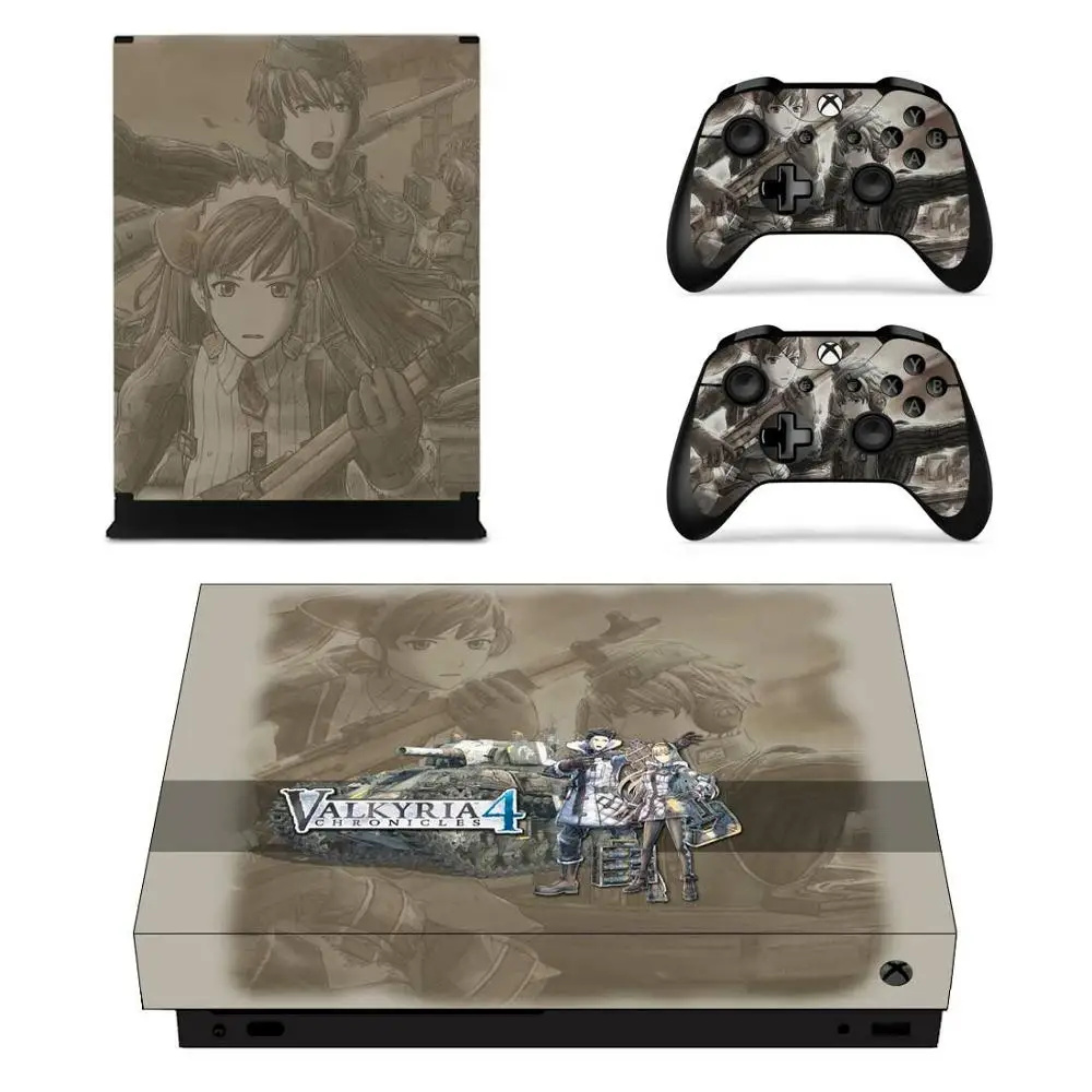 Valkyria Chronicles 4 стикер s для Xbox One X виниловые наклейки на кожу Наклейки Обложка Pegatinas