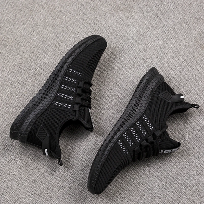 

Fashion Mens Sneakers Mesh Casual Shoes Lace-up Mens Shoes Lightweight Vulcanize Walking Sneakers Zapatillas Hombre