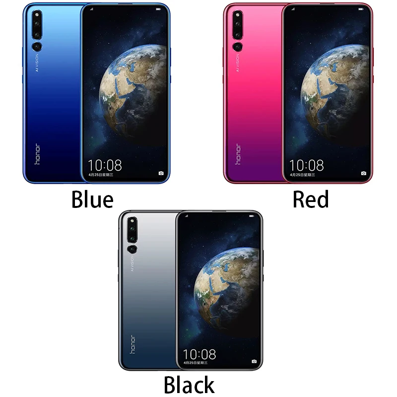 Honor Magic 2, Magic2, смартфон Kirin 980, 8 ГБ ОЗУ, 128 Гб ПЗУ, четыре ядра, 6,39 дюймов, экран, отпечаток пальца, ID, 3500 мАч