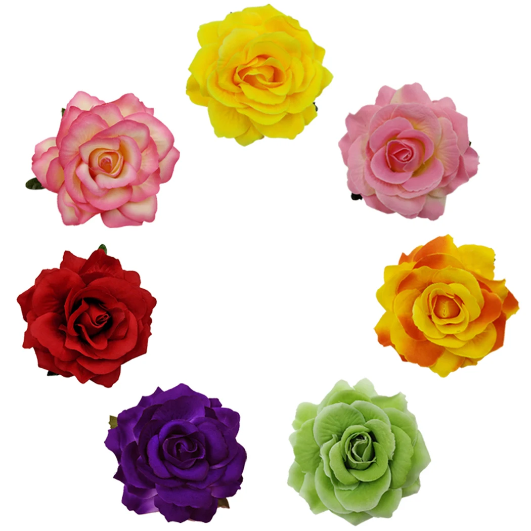 Заколки для волос с цветами розы 7 шт.| |