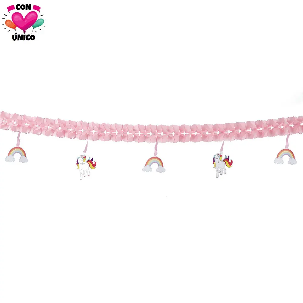 Conunico тематическое украшение в виде единорога товары для дня рождения Бумажная