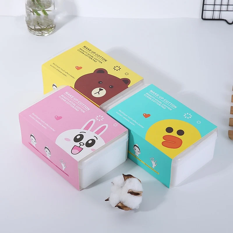 

1080Pcs/Set Disposable Makeup Cotton Wipes Soft Makeup Remover Pads Ultrathin Facial Cleansing Paper Wipe Make Up Tool