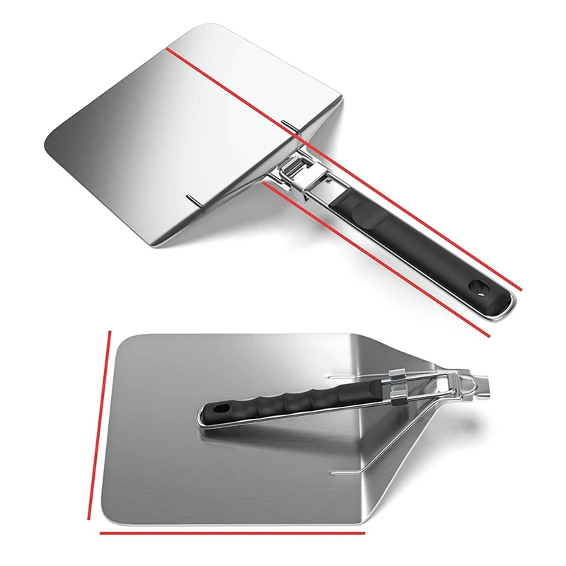 Нержавеющая сталь пиццы со складной ручкой для выпечки нарезки хлеба пицца