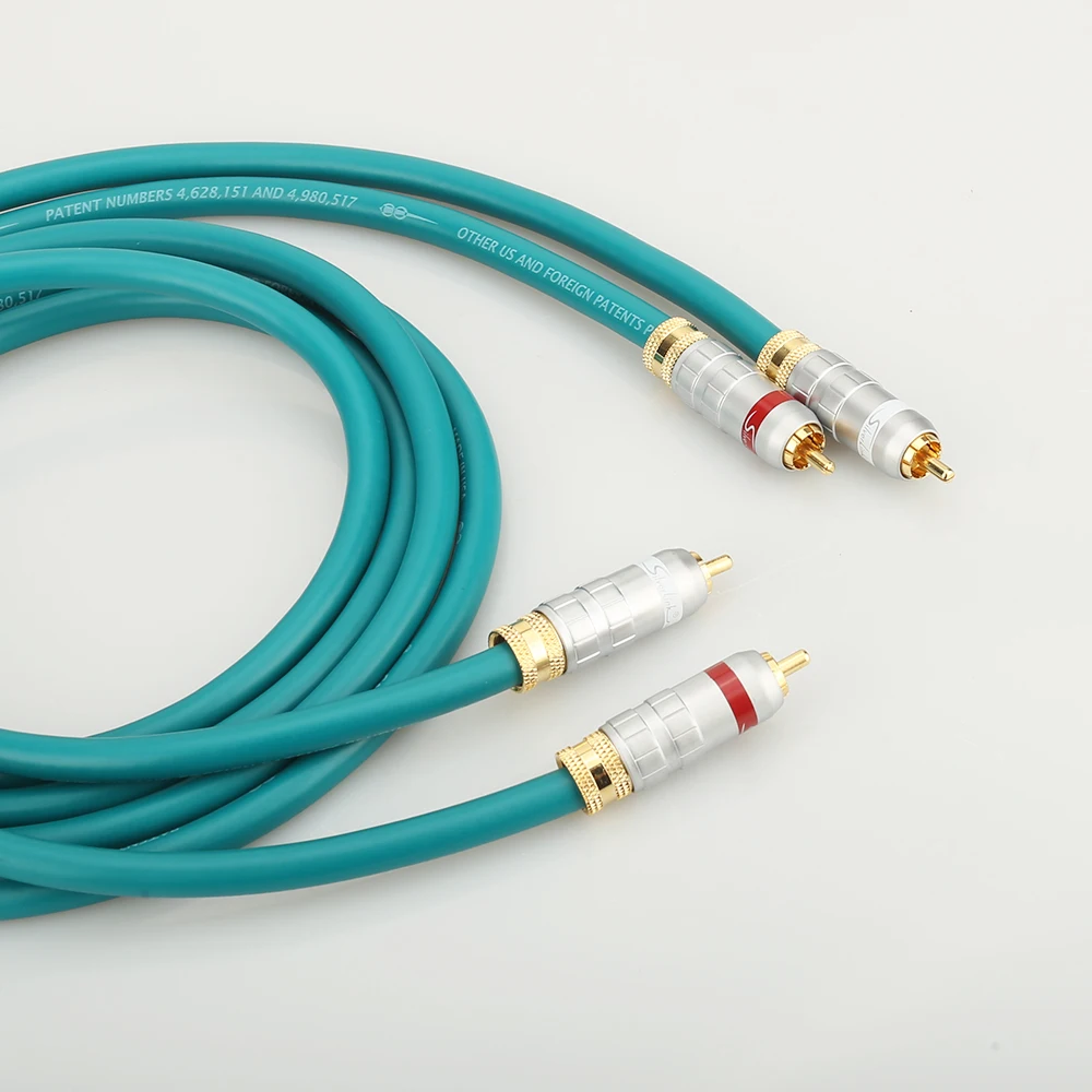 1 пара HiFi аудио удлинитель RCA штекер соединительный кабель HIFI | Электроника
