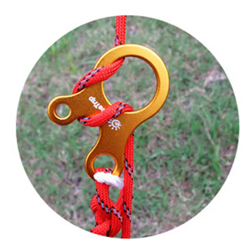 Открытый трос с тремя отверстиями быстрый инструмент Регулировка пряжки палатка