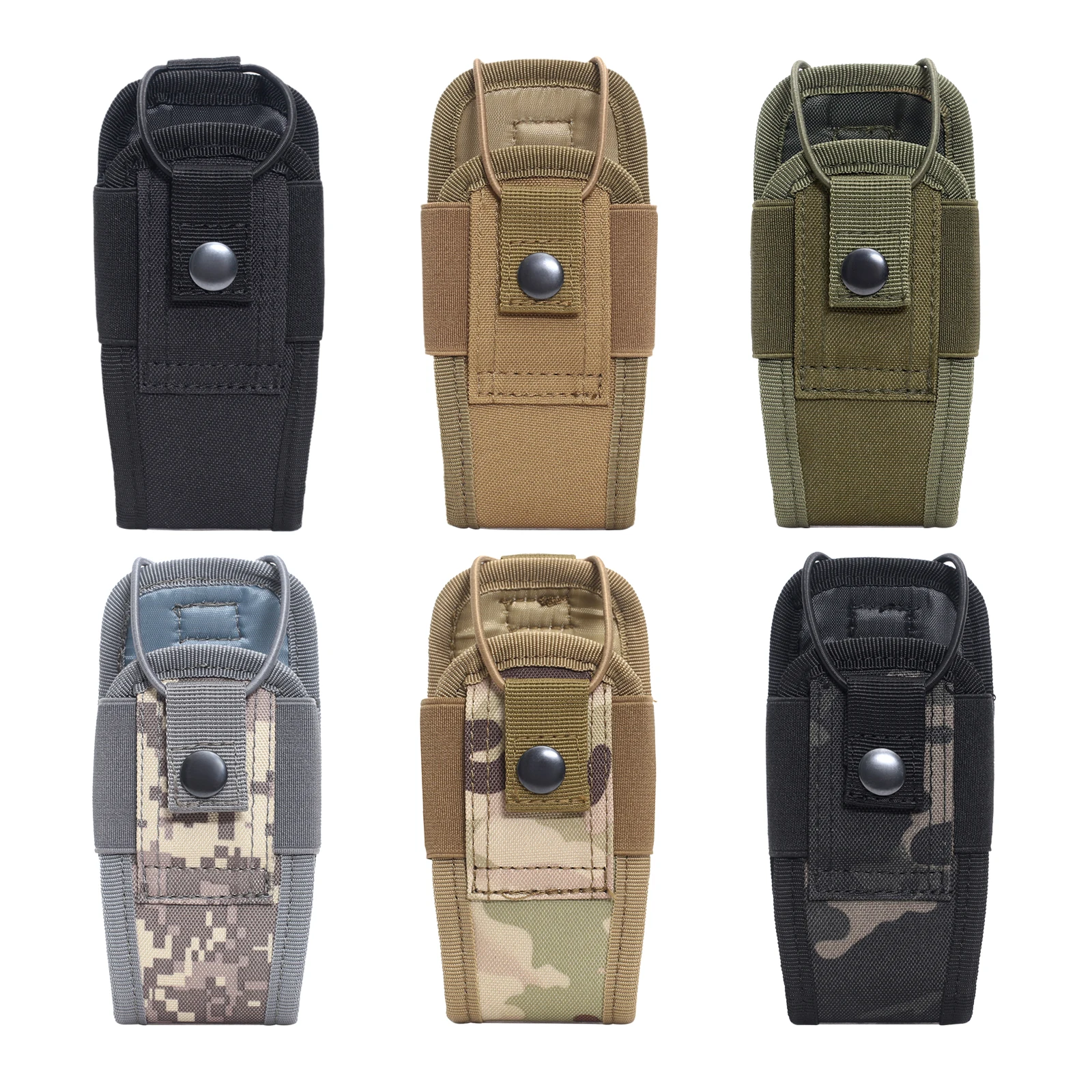 

Molle Radio Walkie Talkie Pouch Waist Bag Holder Pocket Portable Interphone Holster Carry Bag for Hunting Camping Accessories