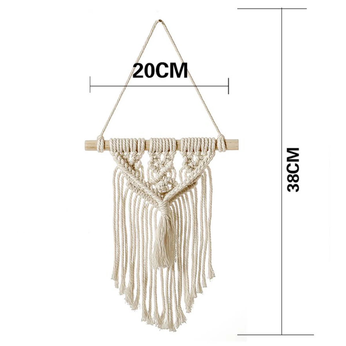 Богемный макраме настенный тканый декоративный мини гобелен для спальни