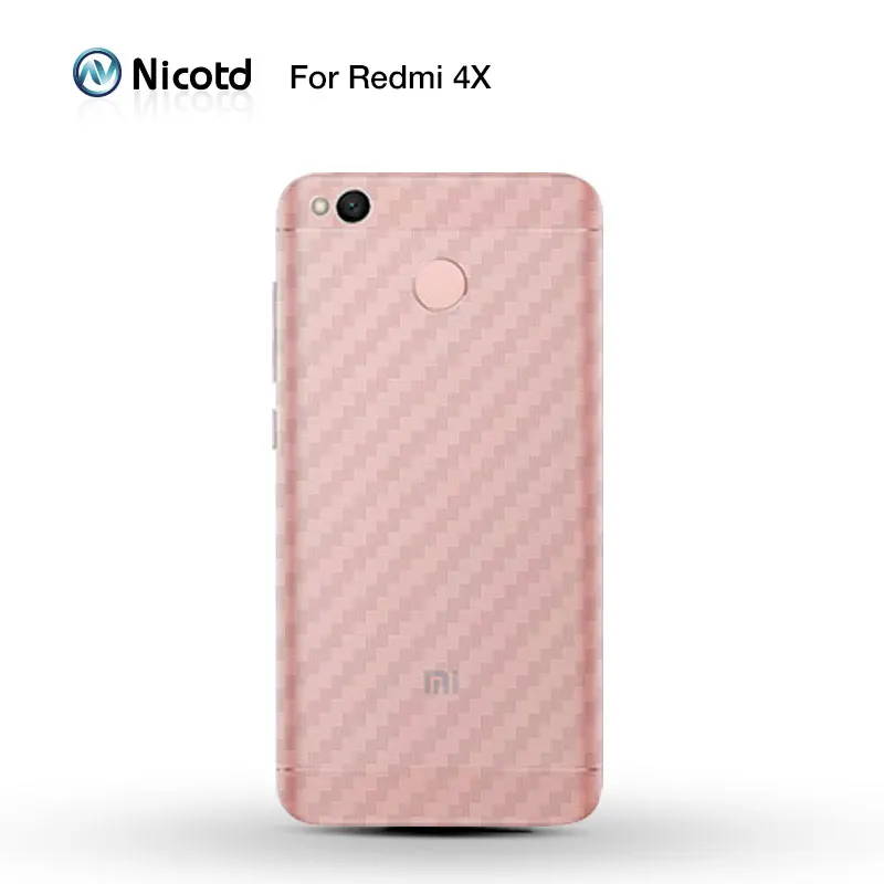 5 шт. защитная пленка из углеродного волокна на заднюю крышку для Redmi 4X 6 7 8 4A 5A 6A 7A 8A