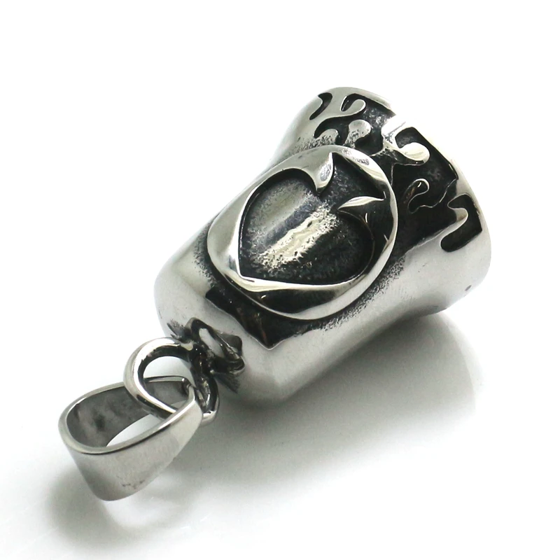 Унисекс 316L нержавеющая сталь новейший пламенный покер лопатки счастливый