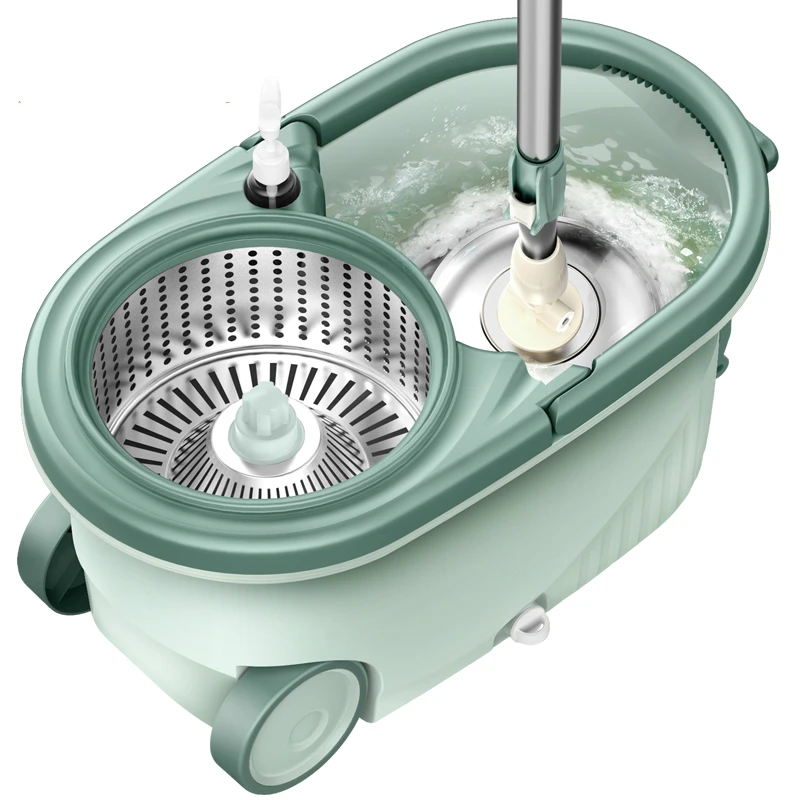 [Гарантия на пять лет] mr. Le Ручная стирка двойной привод вращающаяся швабра ведро