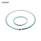 Ошейник женский из нержавеющей стали, колье-чокер, колье, бижутерия, змеиная цепочка, браслет, хороший подарок для девушек, 4 мм