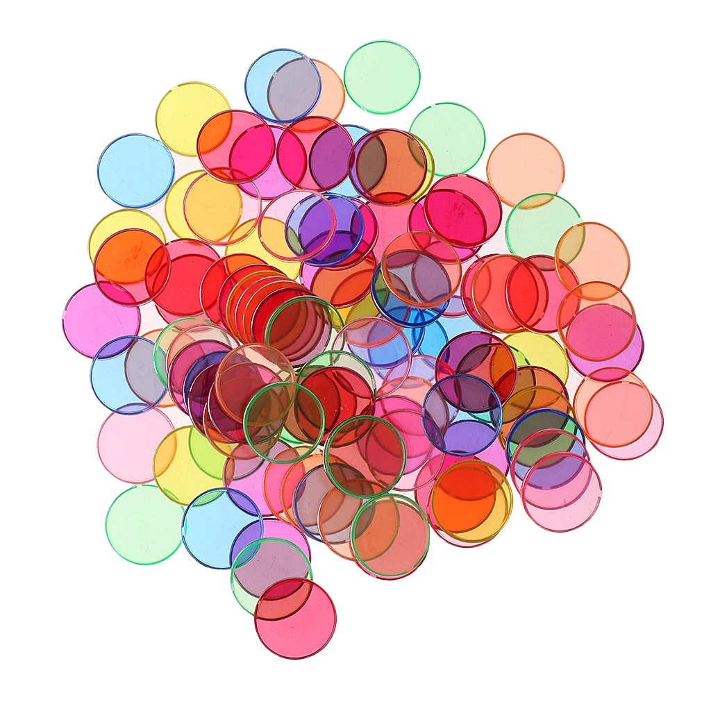 800 шт красочные пластиковые круглые чипы игровые диски для детей ясельного