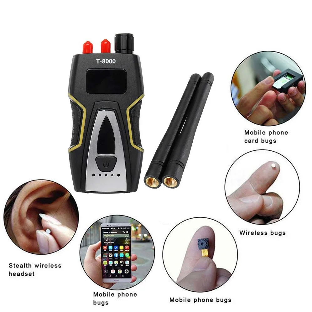 Детектор призраков T8000 беспроводная шпионская камера скрытая звуковой сигнал GSM