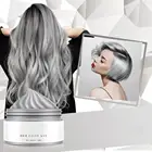 80% горячая Распродажа 30100 мл Временная нежирная серая краска для волос, краска для волос, гель для укладки, одноразовая формовочная паста, крем-гель