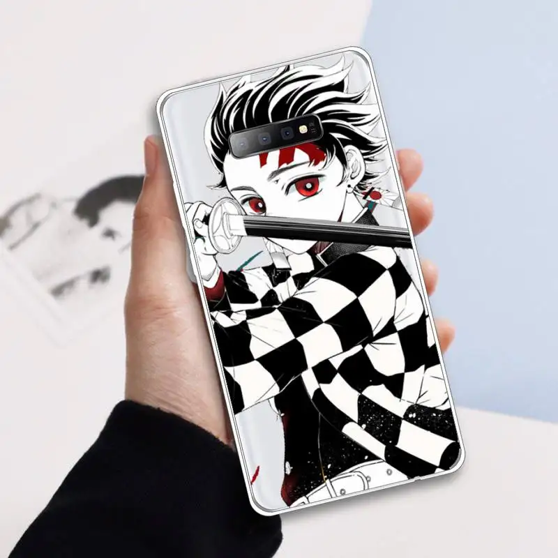 

Demon Slayer Phone Case Transparent For Samsung Galaxy A 71 21s S note 8 9 10 plus 20 ultra