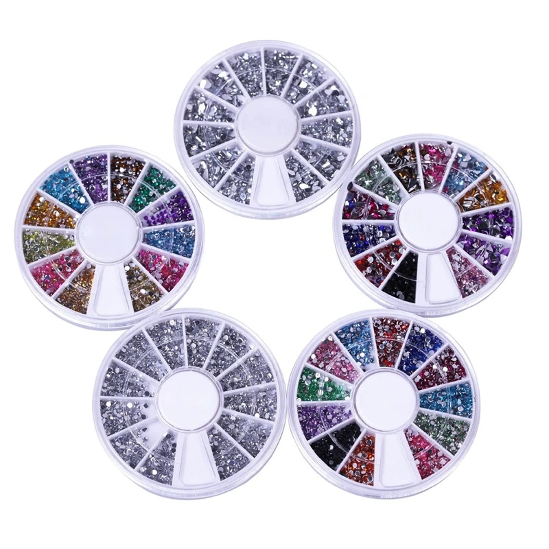 Набор для дизайна ногтей/набор аксессуаров маникюра/педикюра украшения ногтей: 5