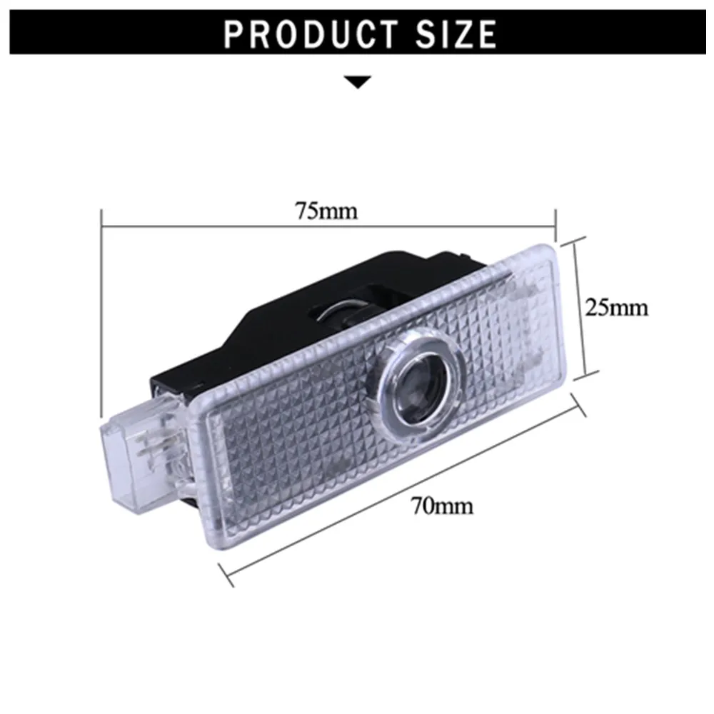 Двери автомобиля логотип светильник Лазерная Призрак проектор светодиодный для