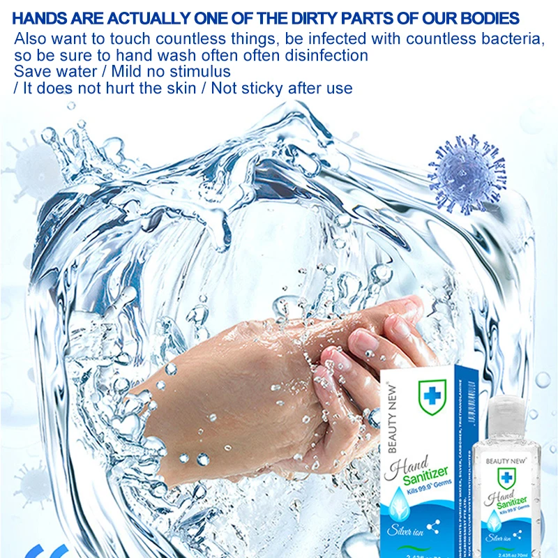 Портативный Антибактериальный дезинфицирующее средство для рук одноразовый
