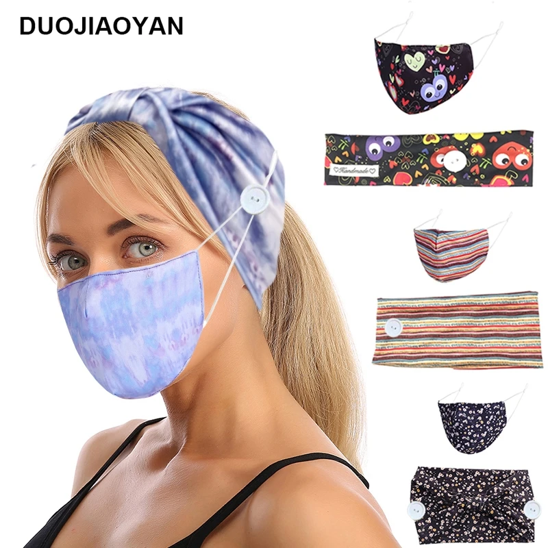 

Новинка от DUOJIAOYAN, модная женская маска с бантом и пуговицами, женская спортивная внешняя Обложка в разных стилях